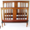 Antique Edwardian Mahogany Double Bed