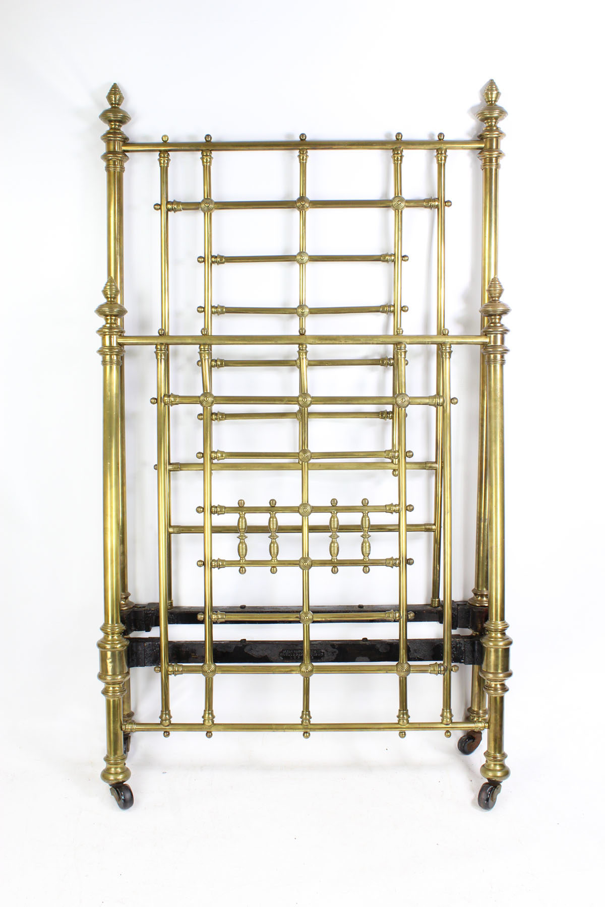 Shoolbred and Co Brass Bed